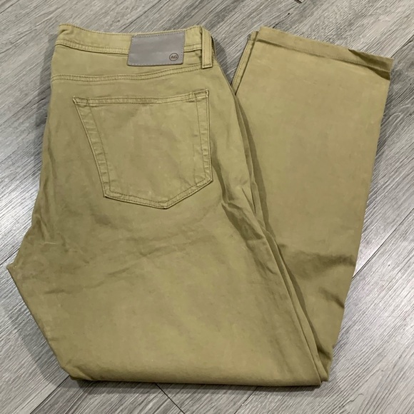 AG Adriano Goldschmied Tellis Sud Sueded Modern Slim 5pkt Style Pants size 34 - Picture 1 of 10
